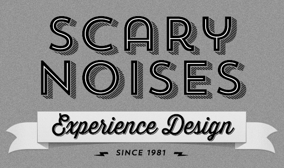 Scary Noises vintage logo