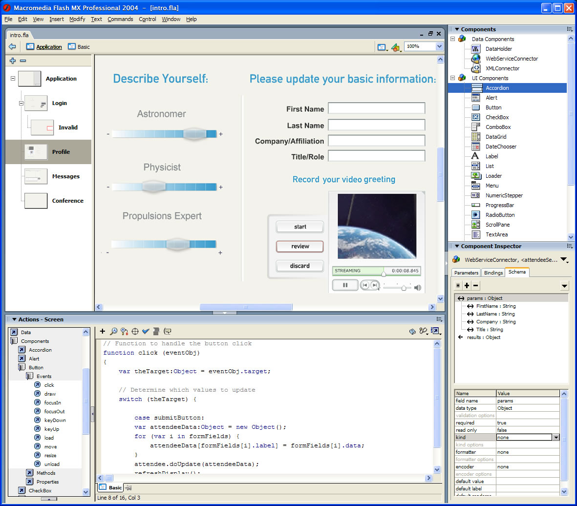 macromedia mx 2004 vs 8